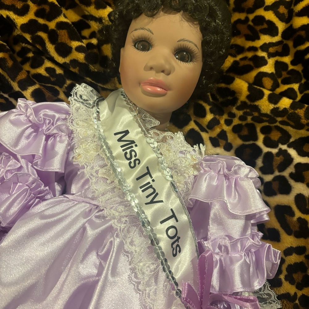 1996 Marie Osmond “KIM Miss Tiny Tots” Porcelain Doll - Picture 3 of 6
